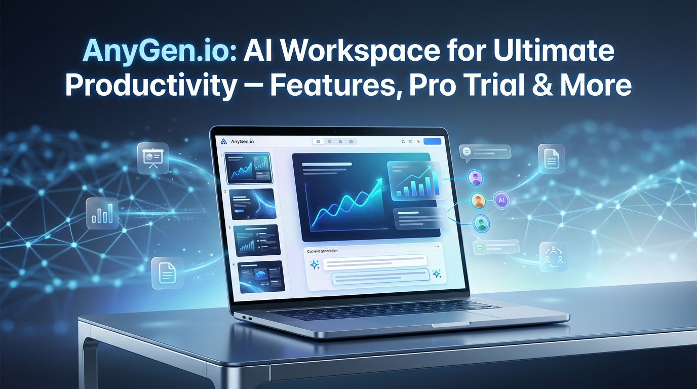 AnyGen.io Review 2026: AI Workspace Features, Pro Trial & Productivity Tools | Sign Up Free
